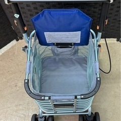 ツインワゴン SLT12（幸和製作所/ショッピングワゴン/折畳可能/保冷バッグ付）の画像