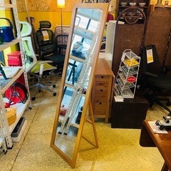 《売約済》【池上店】無印　無印良品　MUJI 木製　ミラー　姿見...