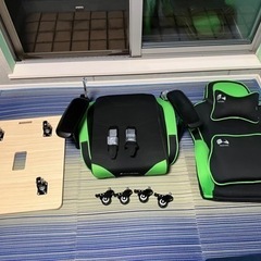 ジャンク品使用可　Bauhutte ( バウヒュッテ ) ゲーミング座椅子 GX-570-GNの画像