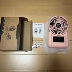 新品★2WAYミニ携帯/卓上扇風機の画像