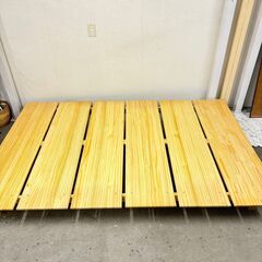 (送料込み)木製セミダブルベッドフレーム セミダブル ベッドフレーム