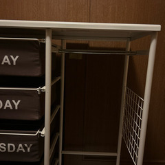 値下げ☆中古　キッズ　ハンガーラックの画像