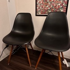 イームズ シェルチェア DSW リプロダクト品　2脚