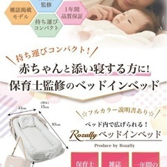 【取引決定】持ち運びベビーベットの画像