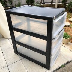 3段収納ケースの画像