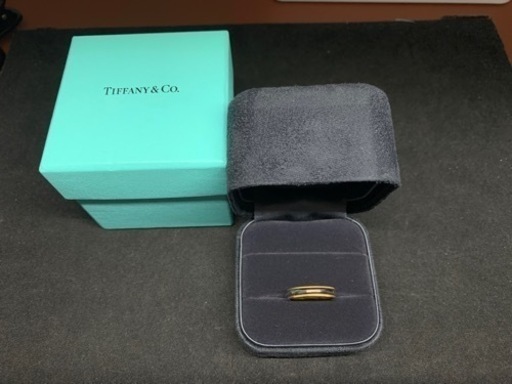 ティファニー　TIFFANY　PT950　11号　ミルグレインバンドリング