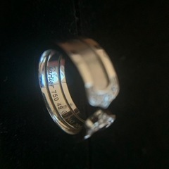 カルティエ Cartier C2リング WG10Pダイヤモンドの画像