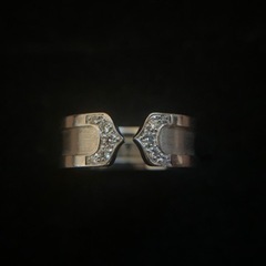 カルティエ Cartier C2リング WG10Pダイヤモンドの画像