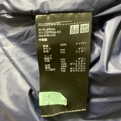 ユニクロ　UNIQLO ダウン　男性の画像