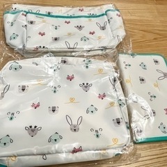 【新品未開封】パンパースオリジナル★母子手帳ケース・ベビーカーバ...