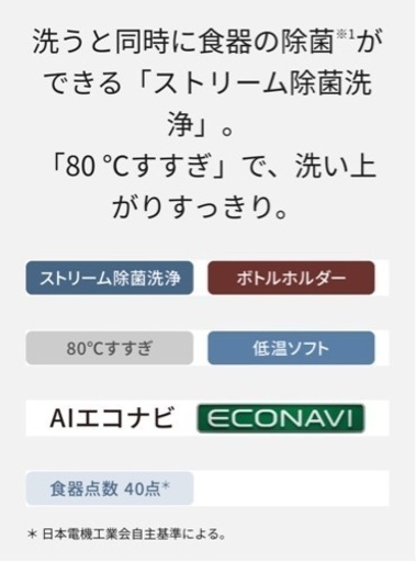 ［2022年製］パナソニック 食器洗い乾燥機  サンディベージュNP-TH4-C [5人用]