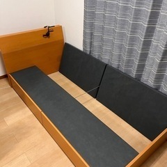 【SOLD OUT】家具/シングルベッド/フレームのみ(組立式)の画像