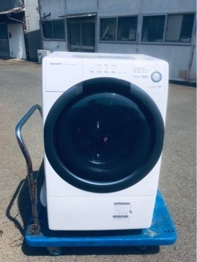 SHARP ドラム式電気洗濯乾燥機　ES-S7D-WL