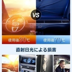 【2024 二つの開き口】 サンシェード 車 フロント 傘式 車用サンシェード 日除け フロントサンシェード 車用傘式サンシェード 折り畳み式 車用サンシェード 断熱 遮光 遮熱, uvカット 紫外線遮蔽 暑さ対策 頑丈 露先保護カバー 擦り傷防止 取付簡単 車中泊 仮眠 収納ポーチ付き 65*125の画像