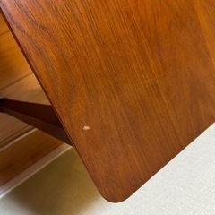 【美品】ニトリ ダイニングテーブル(120×75cm CLS DBR)の画像