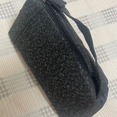 黒ラメ ハンドバッグ