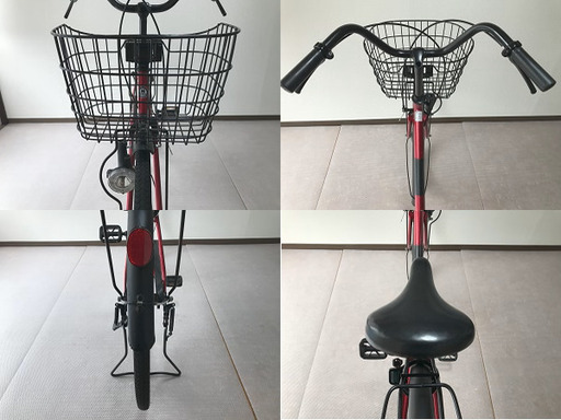 【サブスク利用も可能❕】２６インチ - レッド /　NA2 vivid【整備済み】26007A サブスク利用も可能❕】26インチ - レッド / NA2 vivid【整備済み