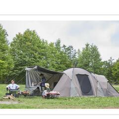 使用2回】2ルーム テント WHOLE EARTH ホールアース 箱、説明書