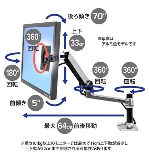 ERGOTRON エルゴトロン　モニターアーム