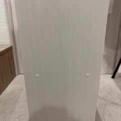 家具 収納家具 カラーボックス　白　二段　譲りますの画像