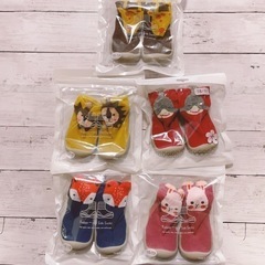 丸新品　11.5 5足セット　ファーストシューズ  靴下　動物ルームシューズ　子供用品 ベビー用品 ベビー用ファッション小物の画像