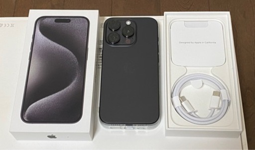iPhone15 Pro[128GB] SIMフリーブラックチタニウム【 …