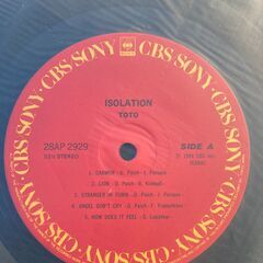 ☆LP/TOTO アイソレーション◆グラミー賞7部門受賞の画像