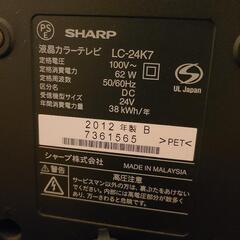 壊れたテレビの画像