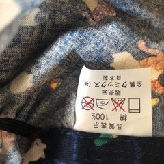 バンダナキャップ　医療用ケア帽子　シェフズキャップ調理帽　スカーフ風帽子　ナイトキャップ　猫和柄　ゴムFサイズ　日本製の画像