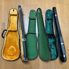 ヴァイオリンケース3つ（ジャンク）の画像