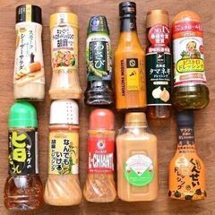 非常食「ドレッシング・たれ・オイル・調味料」味サイズさまざまの画像