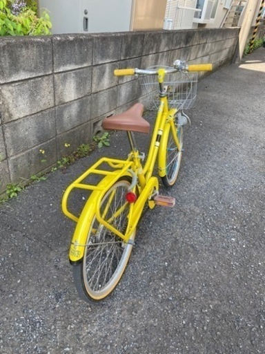 [終了]子供用自転車　20インチ（黄色）