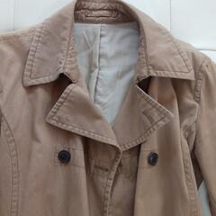 　トレンチコート　レディース　メンズ　46　MICHEL KLEIN　細身の男性にも。　の画像