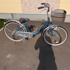 お話し中自転車 クロスバイク24インチ