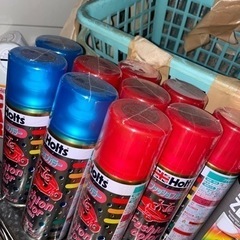 新品塗料3種　ホルツ缶スプレー　ラバースプレー　