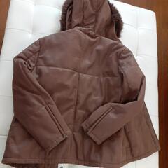 ジャンバー コート　メンズ　COMME CA ISM　革風ジャンパー　ポリエステルの画像