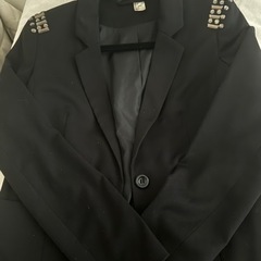 服/ファッション スーツ レディース　黒　ジャケット