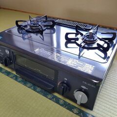 パロマ製、2口、ガスコンロ、都市ガス用、極美品
