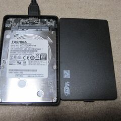 USB3.0外付けHDD500GB　ケース付きの画像