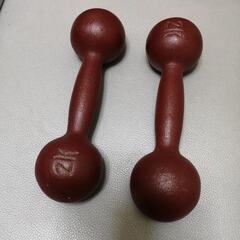鉄アレー2kgダンベル 2個セット