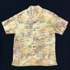 超高級アロハシャツ、１点物。