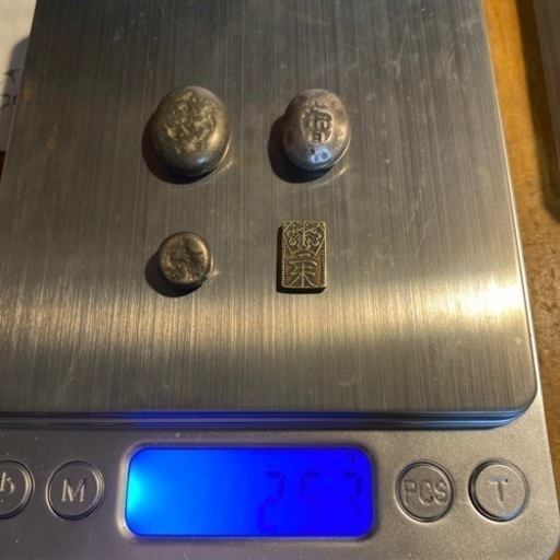江戸時代 古銭 銀貨 純銀　