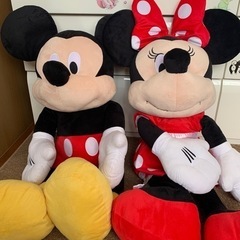 ミッキー＆ミニーぬいぐるみ