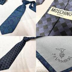 ネクタイまとめて34本　MOSCHINO TRUSSARDIなど（3802）の画像
