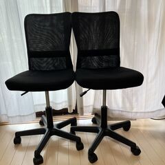 昨年購入　2点セット　ナカバヤシ オフィスチェア デスクチェア ...
