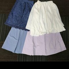 スカート４点まとめてお譲りします！