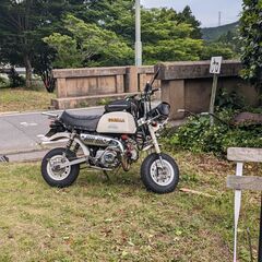 ホンダのゴリラ（2001年：白　ボアアップ88cc原付2種）売ります