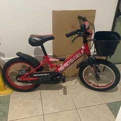 自転車　16インチ　ヘルメット　補助輪付き　子供用