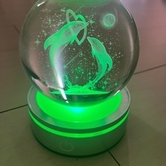 クリスタルボール イルカ