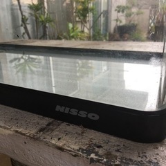 60cm x D30cmx H 36cm ニッソーコーナーR 中古水槽の画像